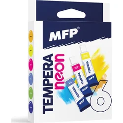 MFP Temperové barvy set 6ks 12ml NEON