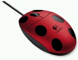 MG LOGITECH LadyBird Optical Mouse