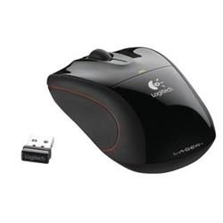 MG Logitech V450 Nano Cordless Laser Mouse for Notebook - black