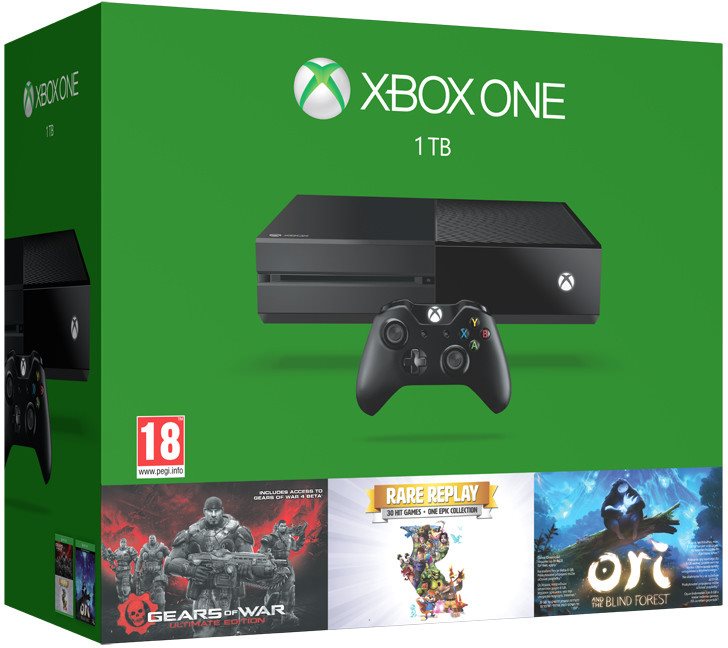 Microsoft Xbox One 1tb 3 X Hra Rare Collection Ori Gears Of War Kf7 00063 T S Bohemia
