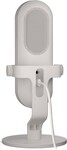 Mikrofón Krux Pin / stolný mikrofón / 3,5 mm konektor / USB-C / biely