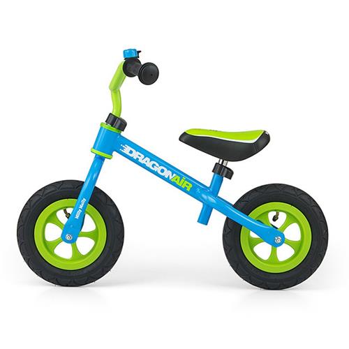 Milly Mally Dětské odrážedlo kolo Dragon Air blue