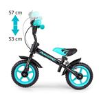 Milly Mally Dětské odrážedlo kolo Dragon s brzdou black