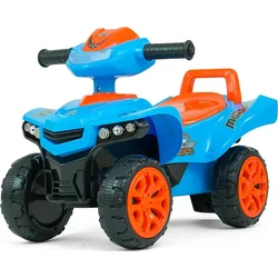 Milly Mally Dětské odrážedlo se zvukem Čtyřkolka Monster Blue