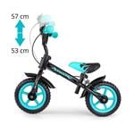 Milly Mally Detský bicykel Dragon s brzdou čierny