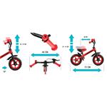 Milly Mally Detský bicykel Dragon s brzdou zelený