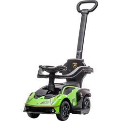 Milly Mally Scooter s vodiacou tyčou LAMBORGHINI ESSENZA SC V12 zelená