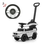 Milly Mally Scooter s vodiacou tyčou MERCEDES G350d biela