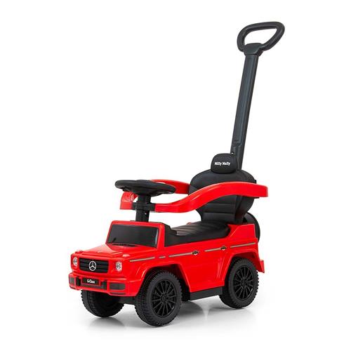 Milly Mally Scooter s vodiacou tyčou MERCEDES G350d červená