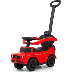 Milly Mally Scooter s vodiacou tyčou MERCEDES G350d červená