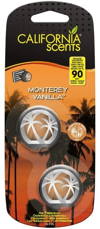 Mini difuzér California Scents Monterey Vanilla