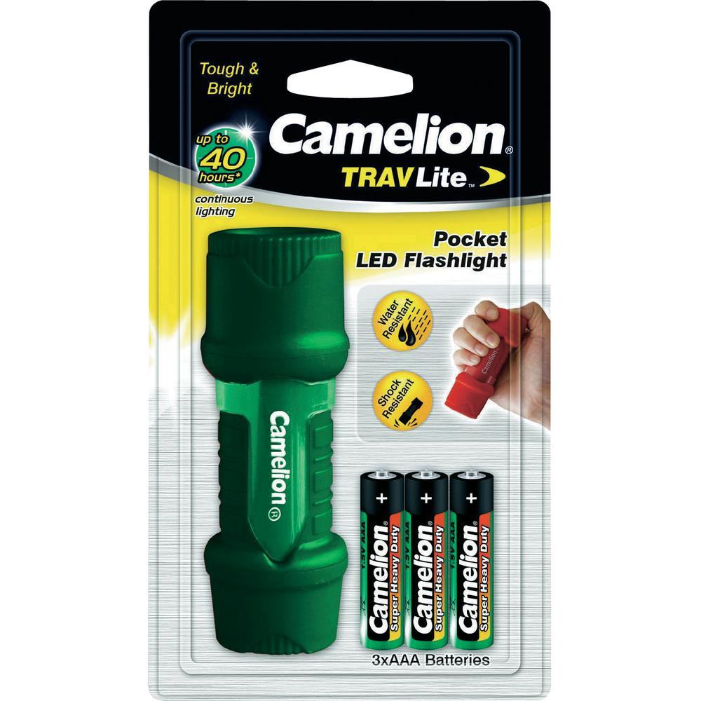 Mini LED svítilna Camelion TravLite HP7011, zelená/červená