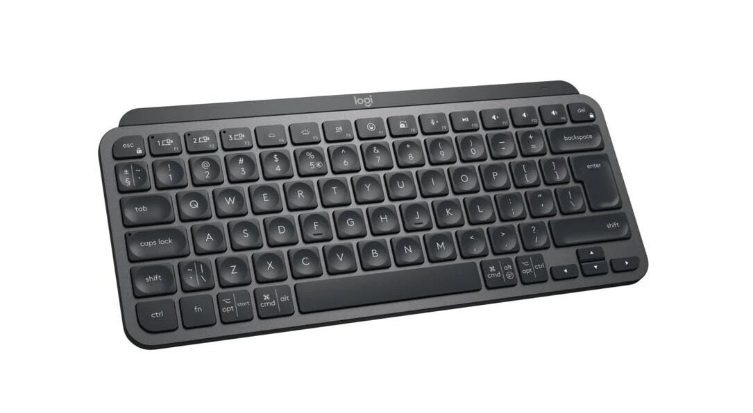 Minimalistická bezdrôtová podsvietená klávesnica Logitech MX Keys Mini, grafitová - US INTL