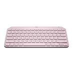 Minimalistická bezdrôtová podsvietená klávesnica Logitech MX Keys Mini, ružová - US INTL