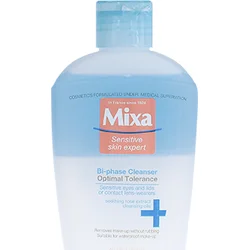 Mixa Optimal Tolerance dvojfázový odličovač očí pre citlivú pleť 125 ml