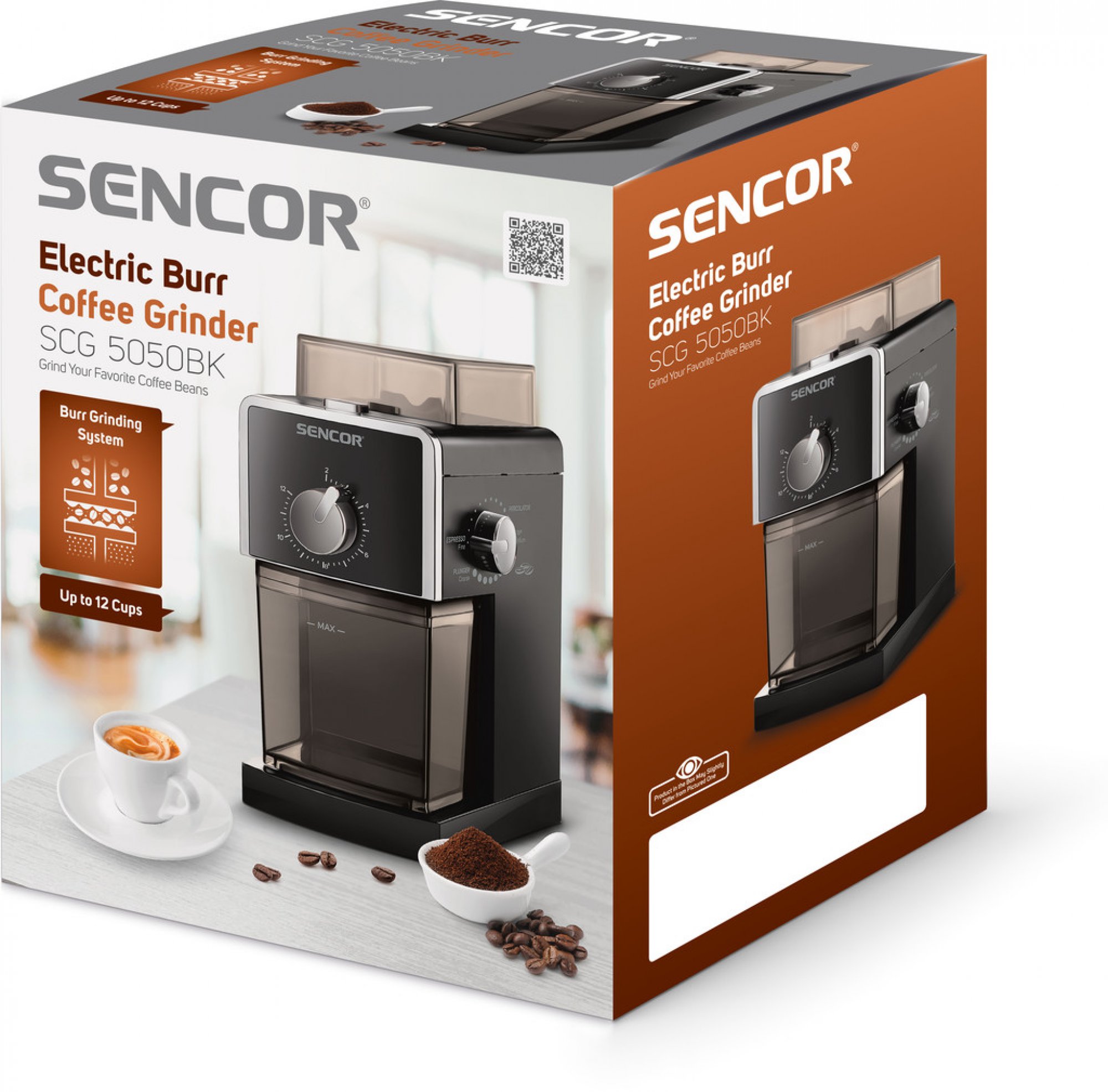 Mlynček na kávu Sencor SCG 5050BK