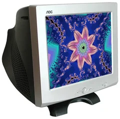 MO AOC 17˝ CRT HT751 SILVER/BLACK (Flat) TCO2003