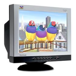 MO ViewSonic 17"CRT E70fSB TCO99 SM PerfectFlat Silver/Black