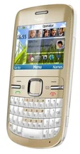 Mobilní telefon Nokia C3-00 Golden White