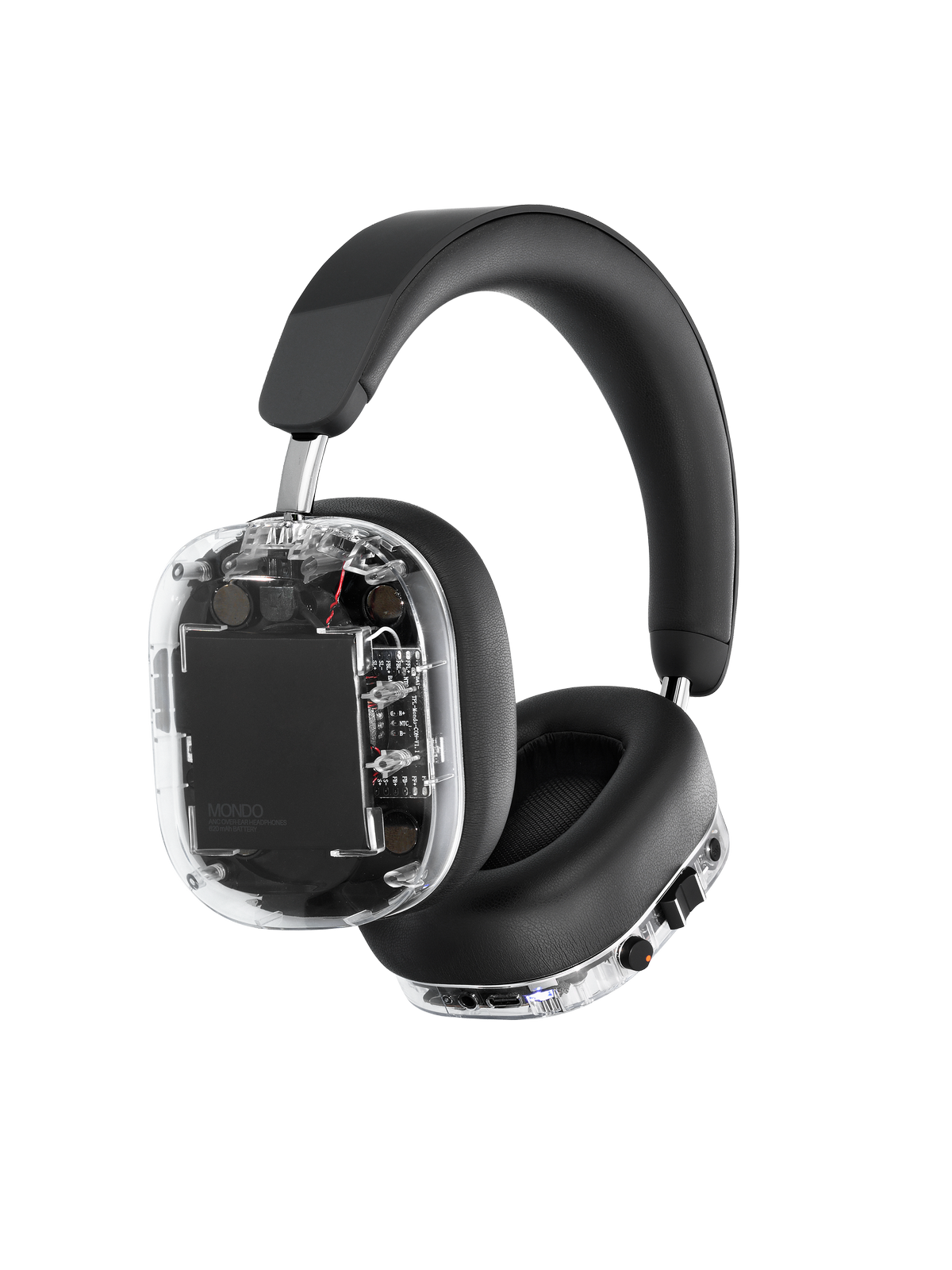 MONDO ANC Over-Ear Headphones (Transparent)