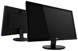 Monitor ACER P196HQVb 18,5" LCD black 1366×768, 5000:1, 200cd/m2, 5ms