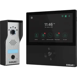 Monitor EVOLVEO DoorPhone AHD7 čierny