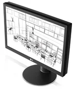 Monitor LG W2220P-BF 22" LCD black, e-IPS, 1000:1, 5ms, DVI, HDMI, Pivot