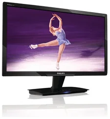 Monitor Philips 239CL2SB 23" LCD LED slim černý Full HD, 2ms, 20mil.:1, DVI