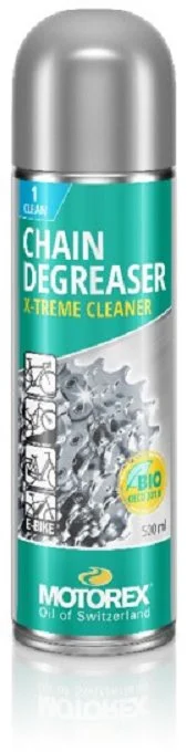 MOTOREX Odmasťovač reťaze na bicykel - 500 ml, sprej