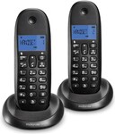Motorola C1002CB+ Duo Black - Blokovanie hovorov - Hands Free - Podsvietená obrazovka