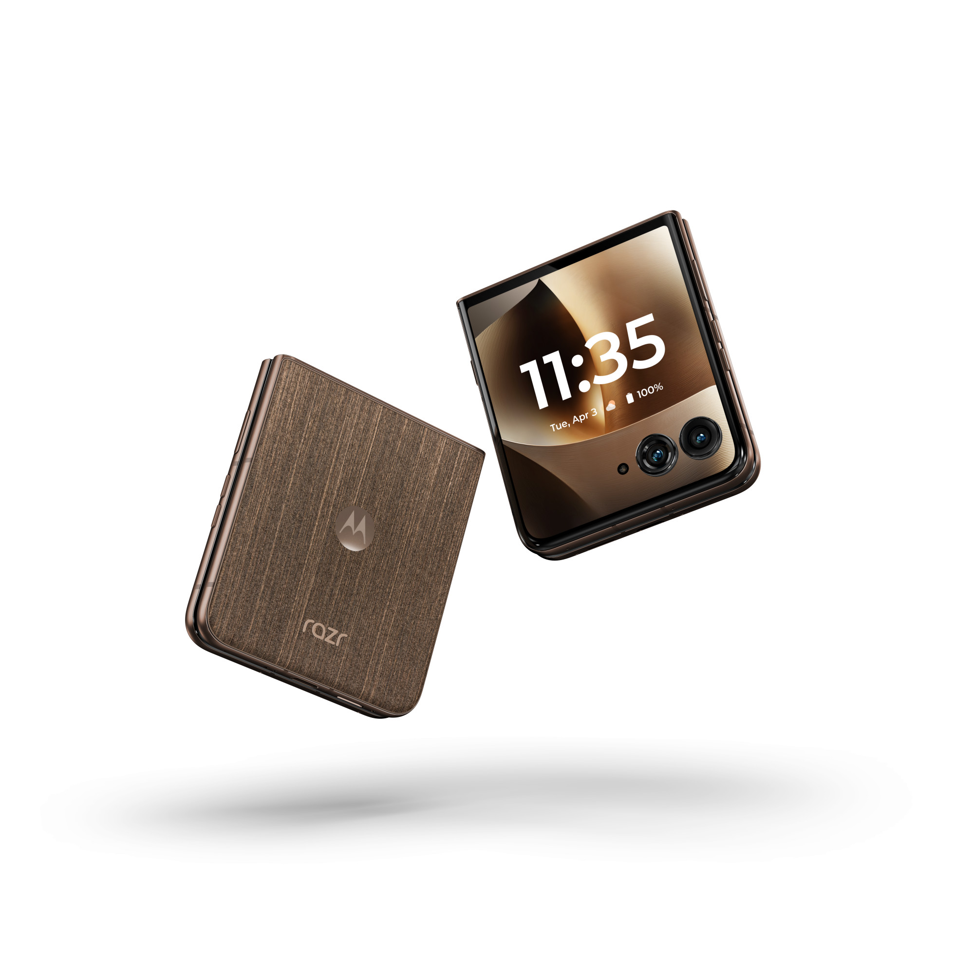 Motorola Razr 70 Ultra PANTONE Cocoa (Wood)