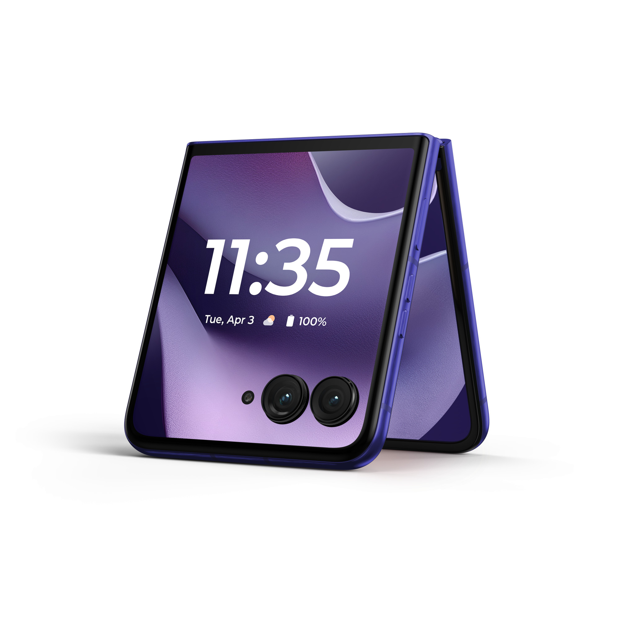 Motorola Razr 70 Ultra PANTONE Orient Blue (Alcantara)
