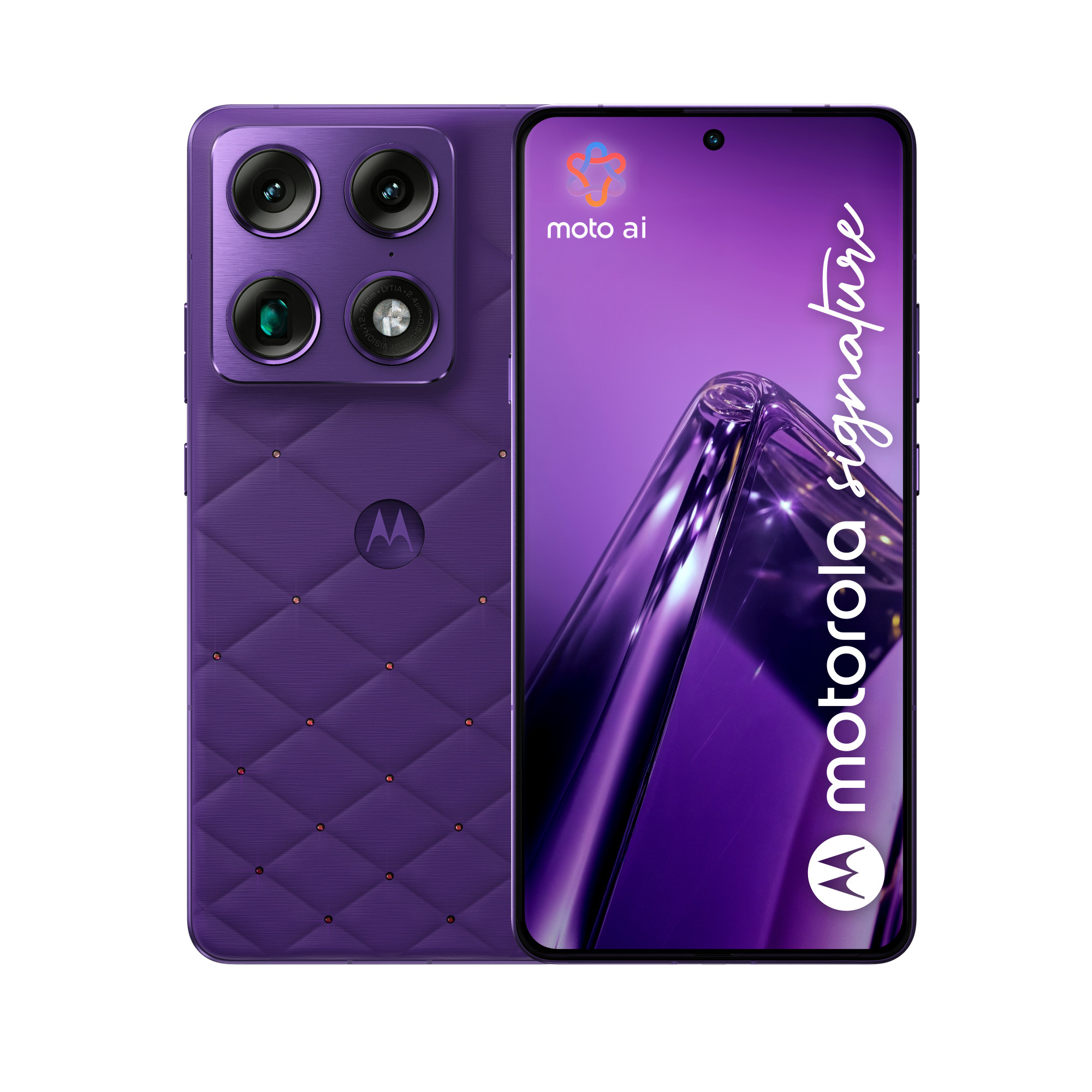 Motorola Signature Crystals by Swarovski PANTONE Violet Indigo