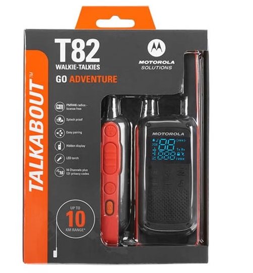 Motorola Talkabout T82, oranžová/čierna