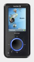 MP3 Sansa e260 4GB, MP3 a Video přehrávač s pamětí 4 GB a slotem pro SanDisk Mic
