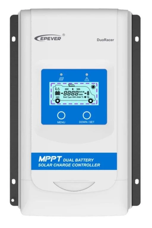 MPPT solárny regulátor EPever 100VDC/30A DuoRacer - 12/24V