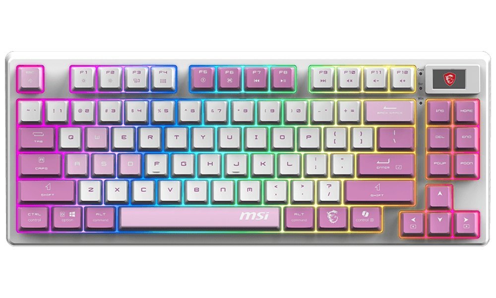 MSI FORGE GK600 TKL WIRELESS fialová