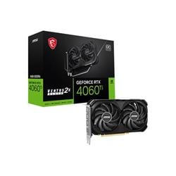 MSI GeForce RTX 4060 Ti 8G VENTUS 2X BLACK E1 OC