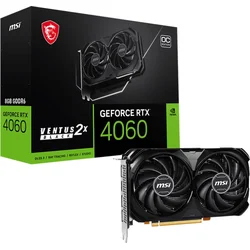 MSI GeForce RTX 4060 VENTUS 2X BLACK 8G OC