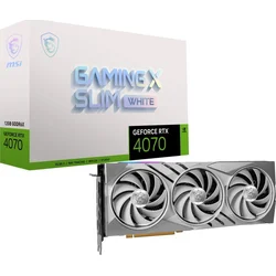 MSI GeForce RTX 4070 Gaming X SLIM White 12G