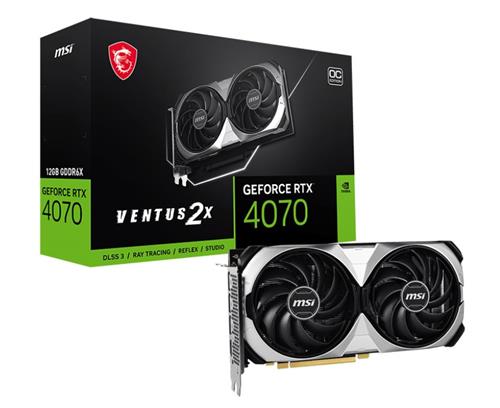 MSI GeForce RTX 4070 VENTUS 2X 12G OC