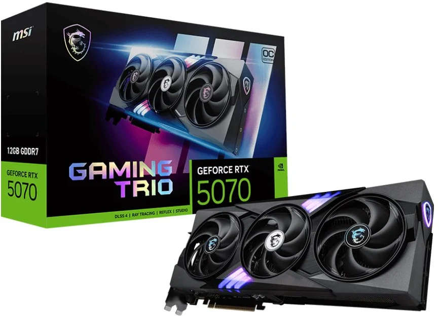 MSI GeForce RTX 5070 12G GAMING TRIO OC