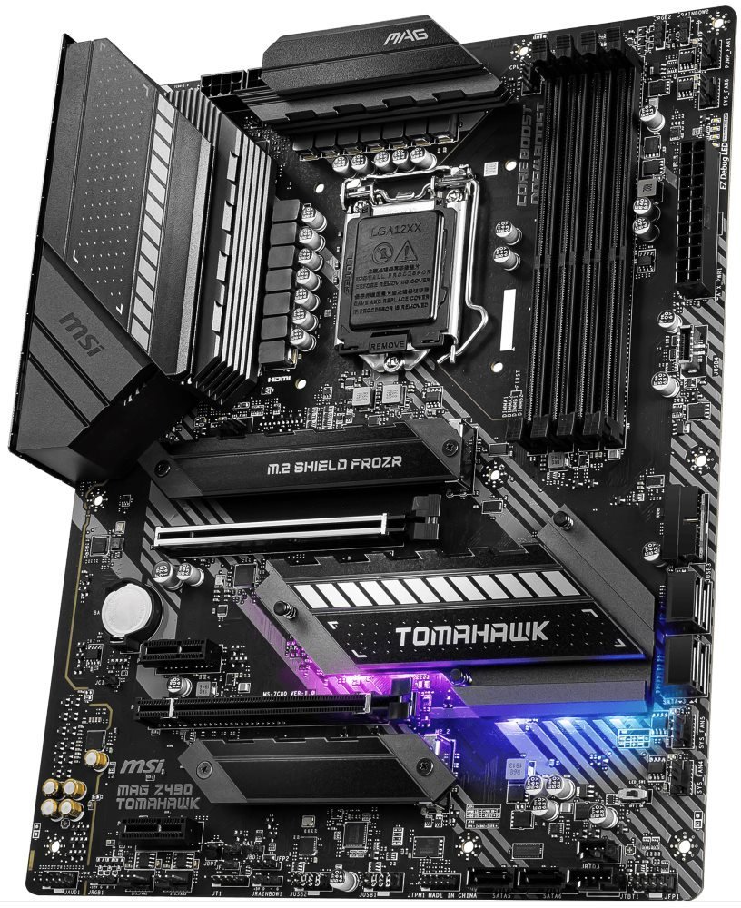 Z 490 msi mag tomahawk не работает лед подсветка