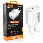 Múdra sieťová nabíjačka ALIGATOR Power Delivery 20W, USB-C CHPD0001