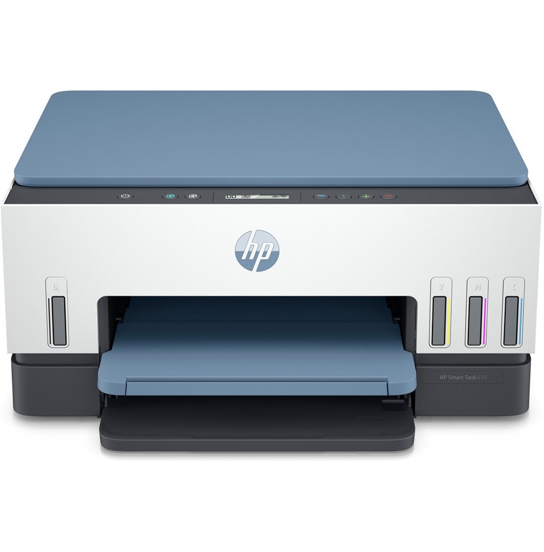 Multifunkčná atramentová tlačiareň HP Smart Tank 675, A4, farebná, Wi-Fi, (28C12A)
