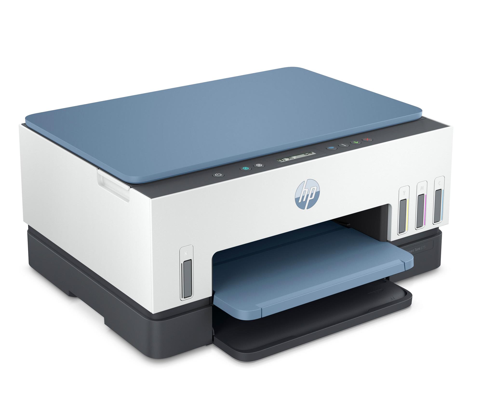 Multifunkčná atramentová tlačiareň HP Smart Tank 675, A4, farebná, Wi-Fi, (28C12A)
