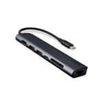 Multimediálny rozbočovač Epico 7v1 | 100W USB-C PD | tmavý atrament