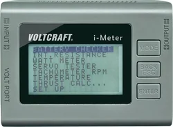 Multimetr 7v1 Voltcraft , měření výkonu, vnitřního odporu, serv, akumulátorů,