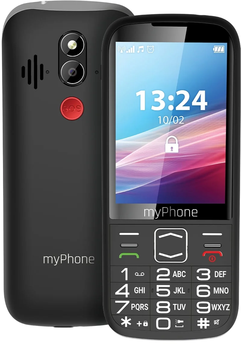 myPhone Halo 4 LTE Senior čierny