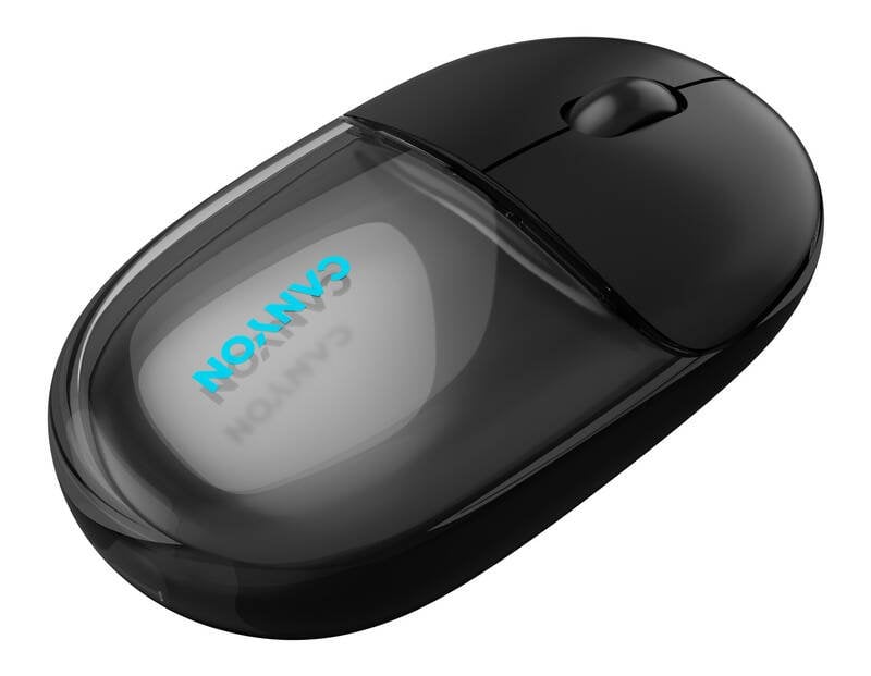 Myš CANYON OnClick 24 BT/ Wireless Transparent/Black